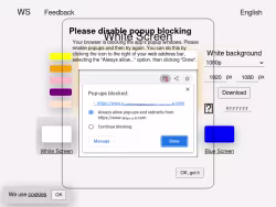 Whitescreen