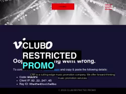 Clubrestrictedpromo