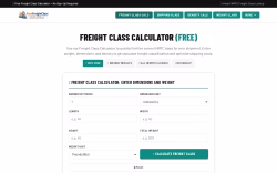 Freightclasscalculator