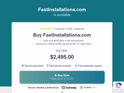 Fastinstallations