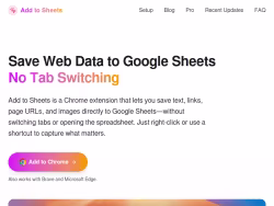 Addtosheets