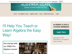 Algebra-class