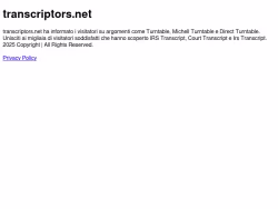 Transcriptors