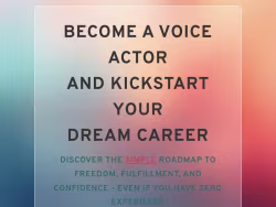 Voiceactingcareerkickstart