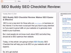 Seobuddyseochecklistreview