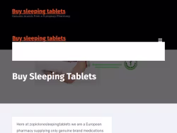 Zopiclonesleepingtablets
