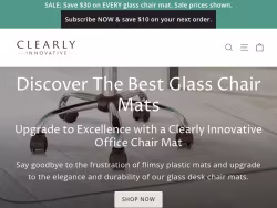 Glasschairmats