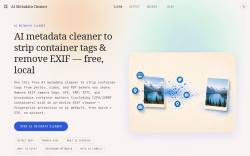 AI Metadata Cleaner