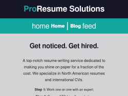 Proresumesolutions