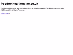 Freedomhealthonline