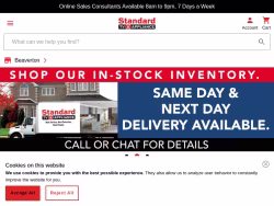 Standardtvandappliance