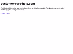Customer-care-help