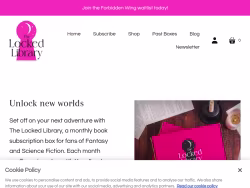 Thelockedlibrary logo