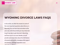 Wydivorcelaws