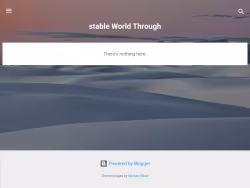Stableworldthougght