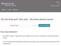 Metaname