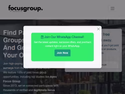 Findpaidfocusgroup