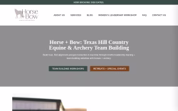 Horse + Bow: Team Building in the Texas Hill Country