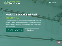 Garagedoorsrepairallentx