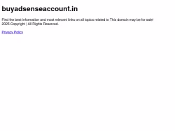 Buyadsenseaccount