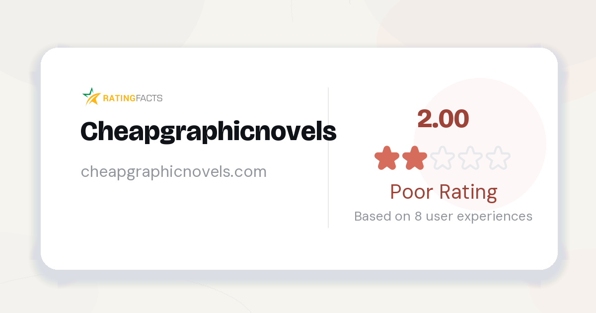 Best Alternatives to Cheapgraphicnovels in 2026 | RatingFacts