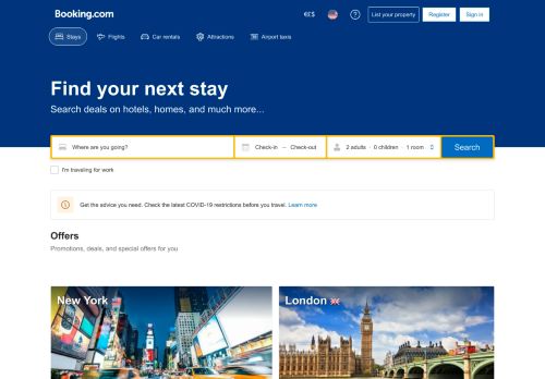 Booking